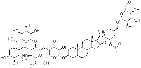 CAS 登录号：532387-86-3, 番茄皂苷 A