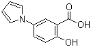 structure of CAS# 53242-70-9, 2-羟基-5-(1H-吡咯-1-基)苯甲酸