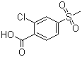 CAS # 53250-83-2, 2-Chloro-4-methylsulphonylbenzoic acid, 2-Chloro-4-(methylsulfonyl)benzoic acid