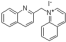 CAS 登录号：5330-74-5, 1-(2-喹啉基甲基)喹啉鎓碘化物