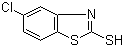 5-Chloro-2-mercaptobenzothiazole  molecular structure (CAS 5331-91-9)
