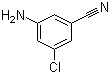 3-氨基-5-氯苯腈分子结构 (CAS 53312-78-0)