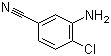structure of CAS# 53312-79-1, 3-Amino-4-chlorobenzonitrile