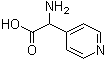structure of CAS# 53339-65-4, alpha-氨基-4-吡啶乙酸
