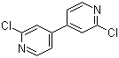 structure of CAS# 53344-74-4, 2,2'-二氯-4,4'-联吡啶