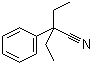 structure of CAS# 5336-57-2, 2-乙基-2-苯基丁腈