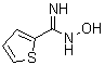 N-羟基噻吩-2-甲脒分子结构 (CAS 53370-51-7)
