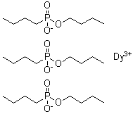 CAS 登录号：53396-57-9, 丁基膦酸单丁酯镝盐