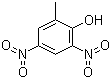 structure of CAS# 534-52-1, 2-Methyl-4,6-dinitrophenol