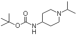 structure of CAS# 534595-37-4, (1-Isopropylpiperidin-4-yl)carbamic acid tert-butyl ester