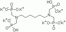 CAS 登录号：53473-28-2, 己二胺四亚甲基膦酸钾盐, 己二胺四亚甲基膦酸六钾盐