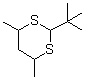 CAS # 53477-35-3, 2-(1,1-Dimethylethyl)-4,6-dimethyl-1,3-dithiane, NSC 193348