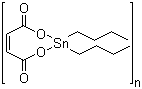 马来酸二丁基锡聚合物分子结构 (CAS 53507-04-3)