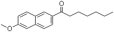 structure of CAS# 53526-25-3, 6-甲氧基-2-萘庚酮