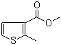 2-甲基噻吩-3-甲酸甲酯分子结构 (CAS 53562-51-9)