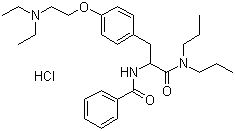 structure of CAS# 53567-47-8, Tiropramide hydrochloride