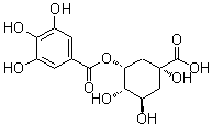 CAS 登录号：53584-43-3, 5-没食子酰奎宁酸