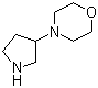 4-(3-吡咯烷基)吗啉分子结构 (CAS 53617-37-1)