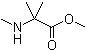 N,2-二甲基丙氨酸甲酯分子结构 (CAS 53617-94-0)