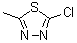 2-氯-5-甲基-1,3,4-噻二唑分子结构 (CAS 53645-94-6)