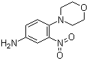 structure of CAS# 5367-65-7, 4-(4-Morpholinyl)-3-nitrobenzenamine