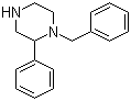N-1-苄基-2-苯基哌嗪分子结构 (CAS 5368-33-2)