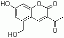 CAS # 53696-74-5, Armillarisin A, 3-Acetyl-5-hydroxylmetyl-7-hydroxycoumarin