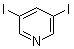 3,5-二碘吡啶分子结构 (CAS 53710-18-2)