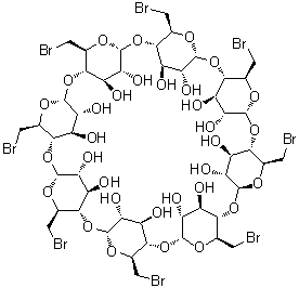 structure of CAS# 53784-84-2, Octakis-(6-bromo-6-deoxy)-gamma-cyclodextrin