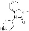 structure of CAS# 53786-10-0, 4-(2-Keto-3-methyl-1-benzimidazolinyl)piperidine