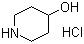 structure of CAS# 5382-17-2, 4-Hydroxypiperidine hydrochloride