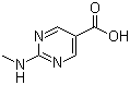 2-甲基氨基嘧啶-5-羧酸分子结构 (CAS 5388-21-6)