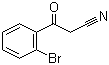 structure of CAS# 53882-80-7, 2-Bromobenzoylacetonitrile
