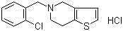 盐酸噻氯匹定分子结构 (CAS 53885-35-1)