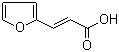 2-呋喃丙烯酸分子结构 (CAS 539-47-9)