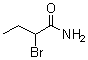 2-溴丁酰胺分子结构 (CAS 5398-24-3)