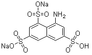structure of CAS# 5398-34-5, 8-氨基萘-1,3,6-三磺酸二钠盐