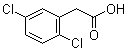 CAS # 5398-79-8, 2,5-Dichlorobenzeneacetic acid, 2,5-Dichlorophenylacetic acid, 2-(2,5-Dichlorophenyl)ethanoic acid, NSC 3045