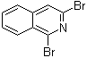 structure of CAS# 53987-60-3, 1,3-二溴异喹啉