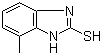 2-硫醇基甲基苯并咪唑分子结构 (CAS 53988-10-6)