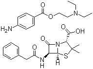 CAS # 54-35-3, Procaine penicillin G, Procaine benzylpenicillin