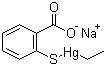 structure of CAS# 54-64-8, 硫柳汞钠