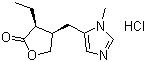 structure of CAS# 54-71-7, 盐酸毛果芸香碱