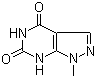 1-甲基-1H-吡唑并[3,4-d]嘧啶-4,6(5H,7H)-二酮分子结构 (CAS 5401-15-0)