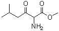 5-甲基-3-氧代正亮氨酸甲酯分子结构 (CAS 54011-39-1)