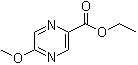 5-甲氧基-2-吡嗪羧酸乙酯分子结构 (CAS 54013-05-7)