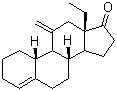 structure of CAS# 54024-21-4, 13-乙基-11-亚甲基-4-雌烯-17-酮