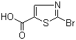 structure of CAS# 54045-76-0, 2-溴噻唑-5-羧酸
