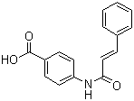 structure of CAS# 54057-59-9, 4-肉桂酰胺基苯甲酸