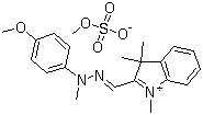 structure of CAS# 54060-92-3, Basic Yellow 28